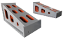 Corner mounting plate with T-slot, 1000×600 mm